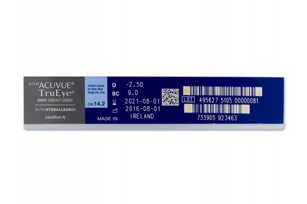 1-Day Acuvue TruEye Μυωπίας Υπερμετρωπίας Ημερήσιοι (90 φακοί)