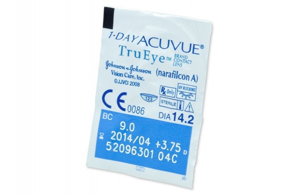 1-Day Acuvue TruEye Μυωπίας Υπερμετρωπίας Ημερήσιοι (30 φακοί)