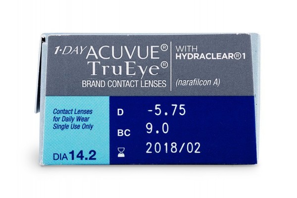 1-Day Acuvue TruEye Μυωπίας Υπερμετρωπίας Ημερήσιοι (30 φακοί)