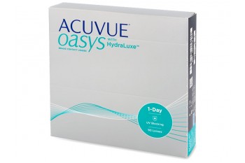 Acuvue Oasys 1-Day with HydraLuxe Μυωπίας Υπερμετρωπίας Ημερήσιοι (90 φακοί)