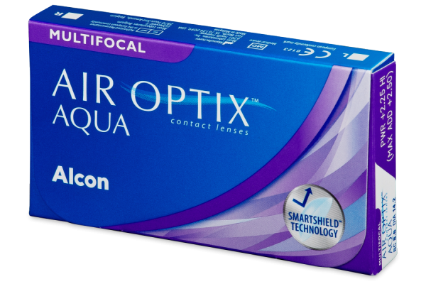 Air Optix Aqua Multifocal Πολυεστιακοί Μηνιαίοι (3 φακοί)