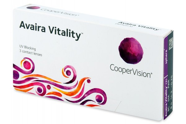 Avaira Vitality Μυωπίας Υπερμετρωπίας Μηνιαίοι (3 φακοί)