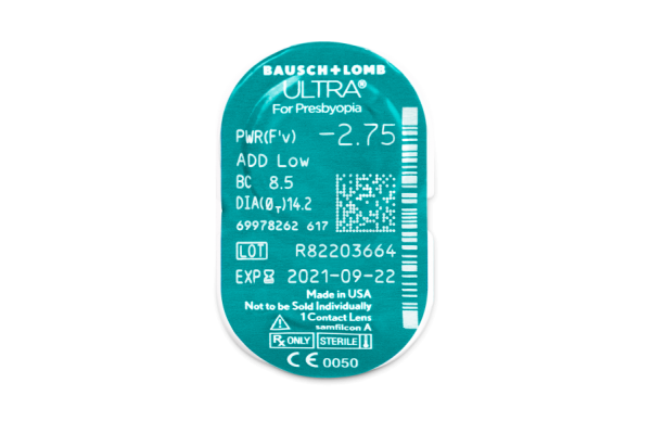 Bausch & Lomb Ultra for Presbyopia Πρεσβυωπίας Μηνιαίοι (3 φακοί)