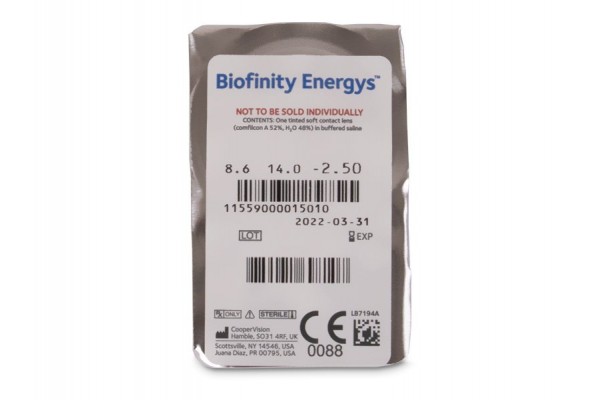 Biofinity Energys Μυωπίας Υπερμετρωπίας Μηνιαίοι (3 φακοί)