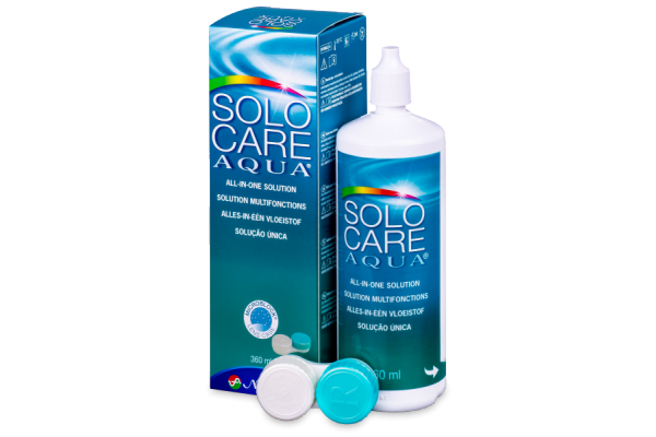 Υγρό SoloCare Aqua 360ml με θήκη