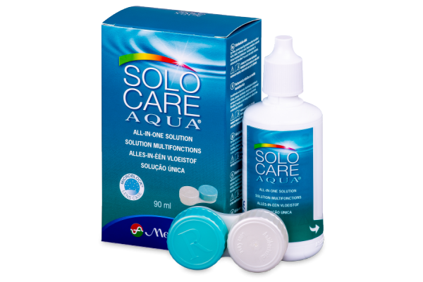 Υγρό SoloCare Aqua 90ml με θήκη